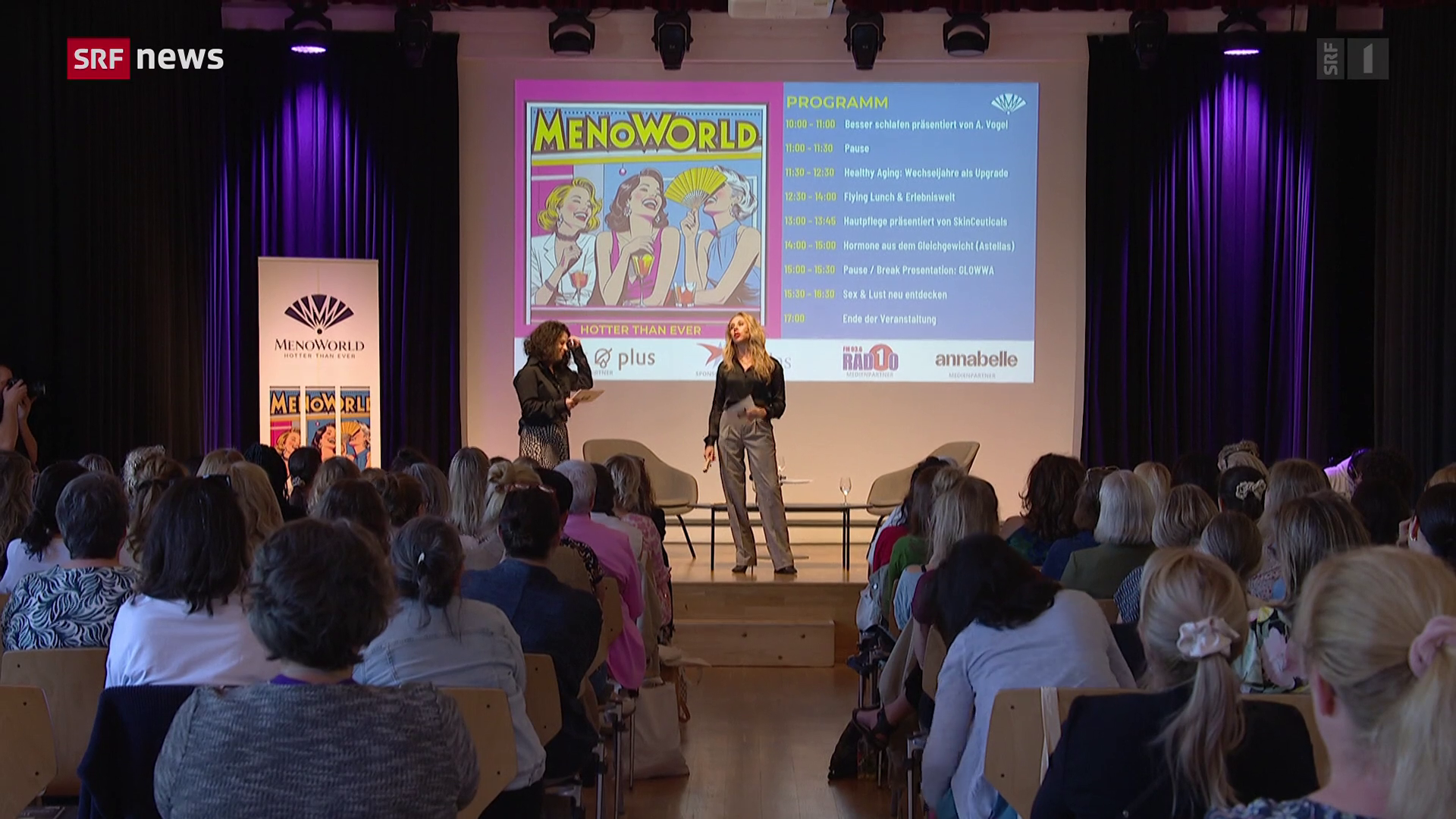 Festival MenoWorld: Wissensaufbau zum Thema Wechseljahre - 10 vor 10 ...